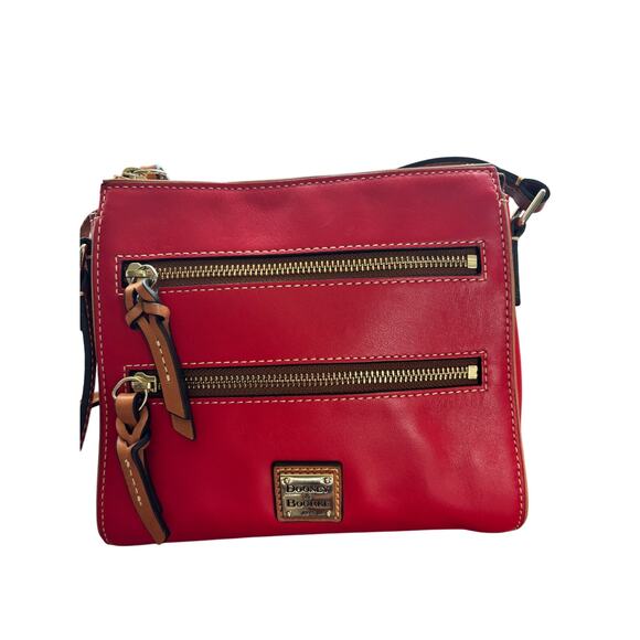 Dooney & Bourke Peyton triple zipper crossbody with dust bag. - Picture 2 of 8